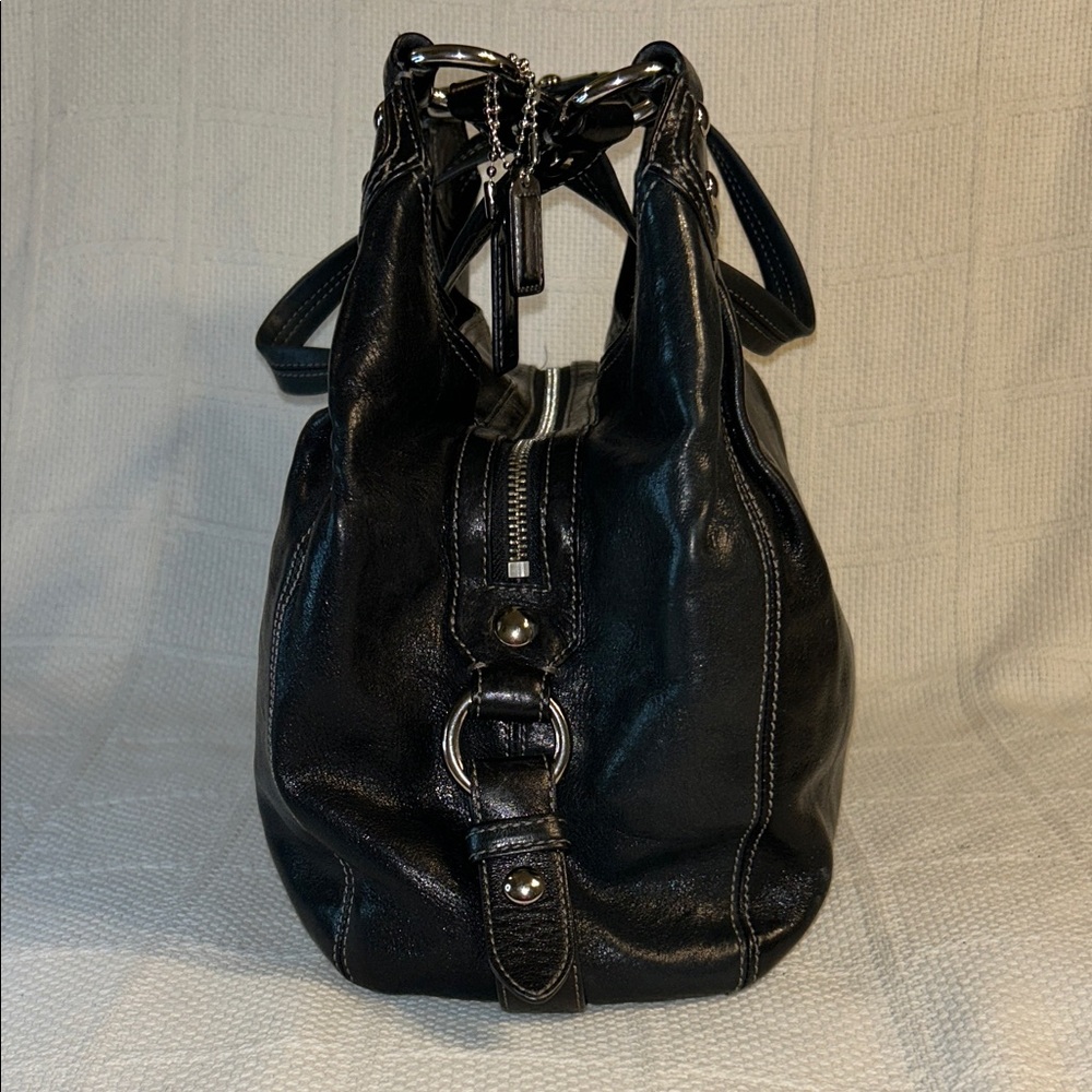 Coach Black Shoulder Bag - Picture 4 of 12